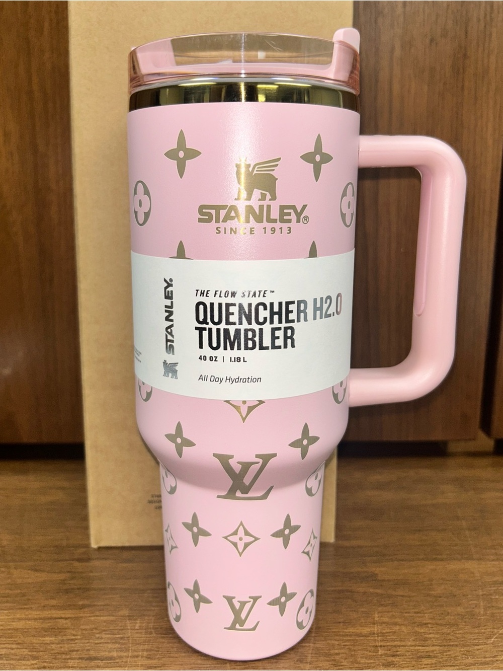 Stanley Pink & Gold 40oz, NEW